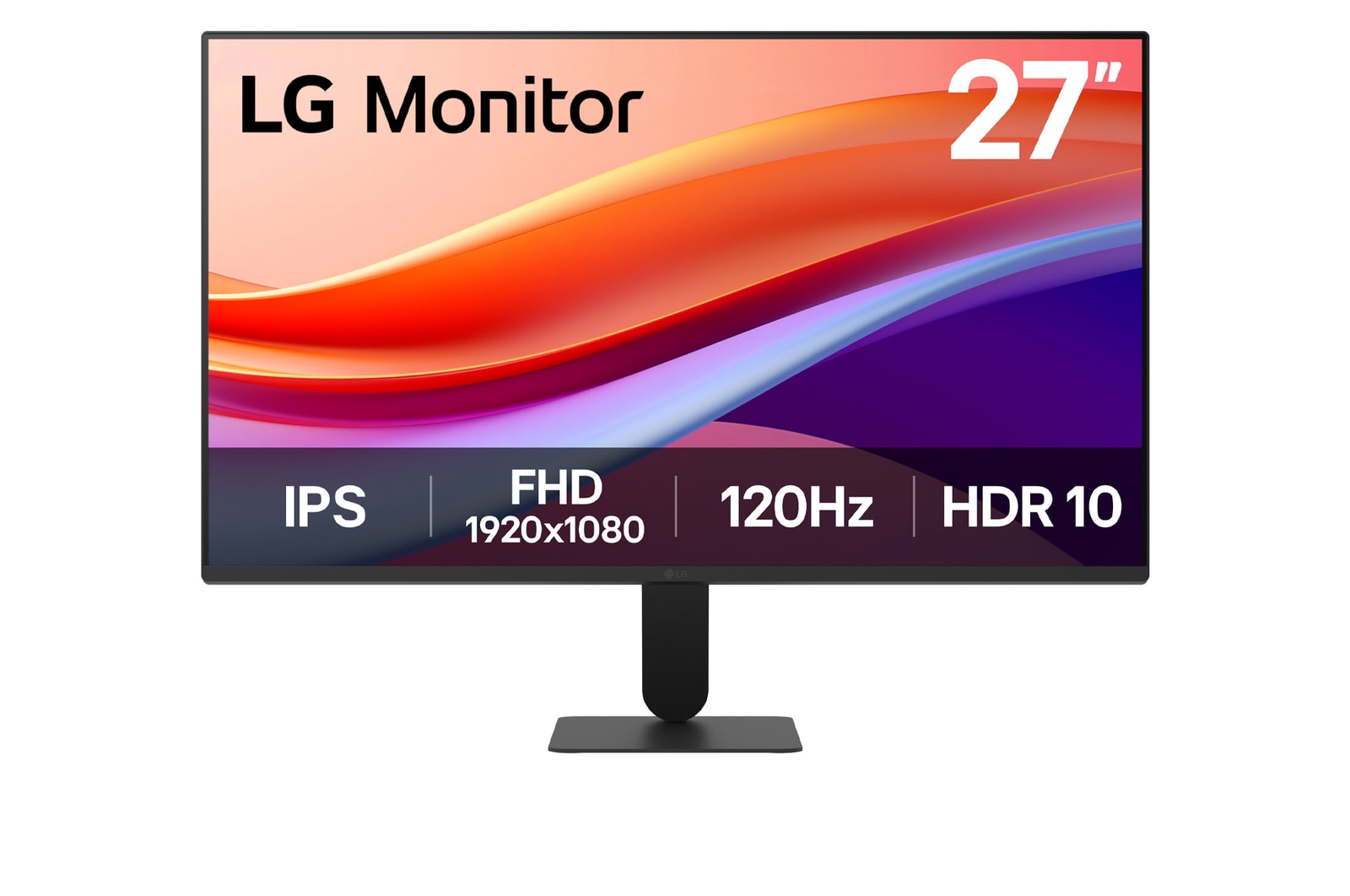 MONITOR LED 27' LG 27U41YA-B DISPLAY IPS FHD 16:9 FREQUENZA 120 HZ 5 MS 1920 X 1080 PIXELS 220 CD/M� HDMI PORTS